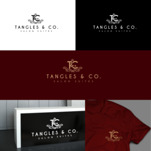 Tangles & Co.  salon suites | Logo Design by Majestic Prints