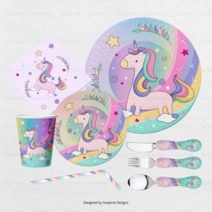 Design for Themed Party Supplies | Graphic Design by Nuepine Designs