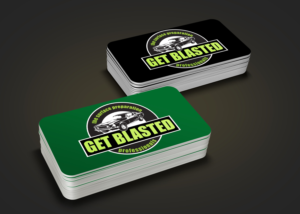Get Blasted - the surface preparation professionals | Logo Design by Roger B.