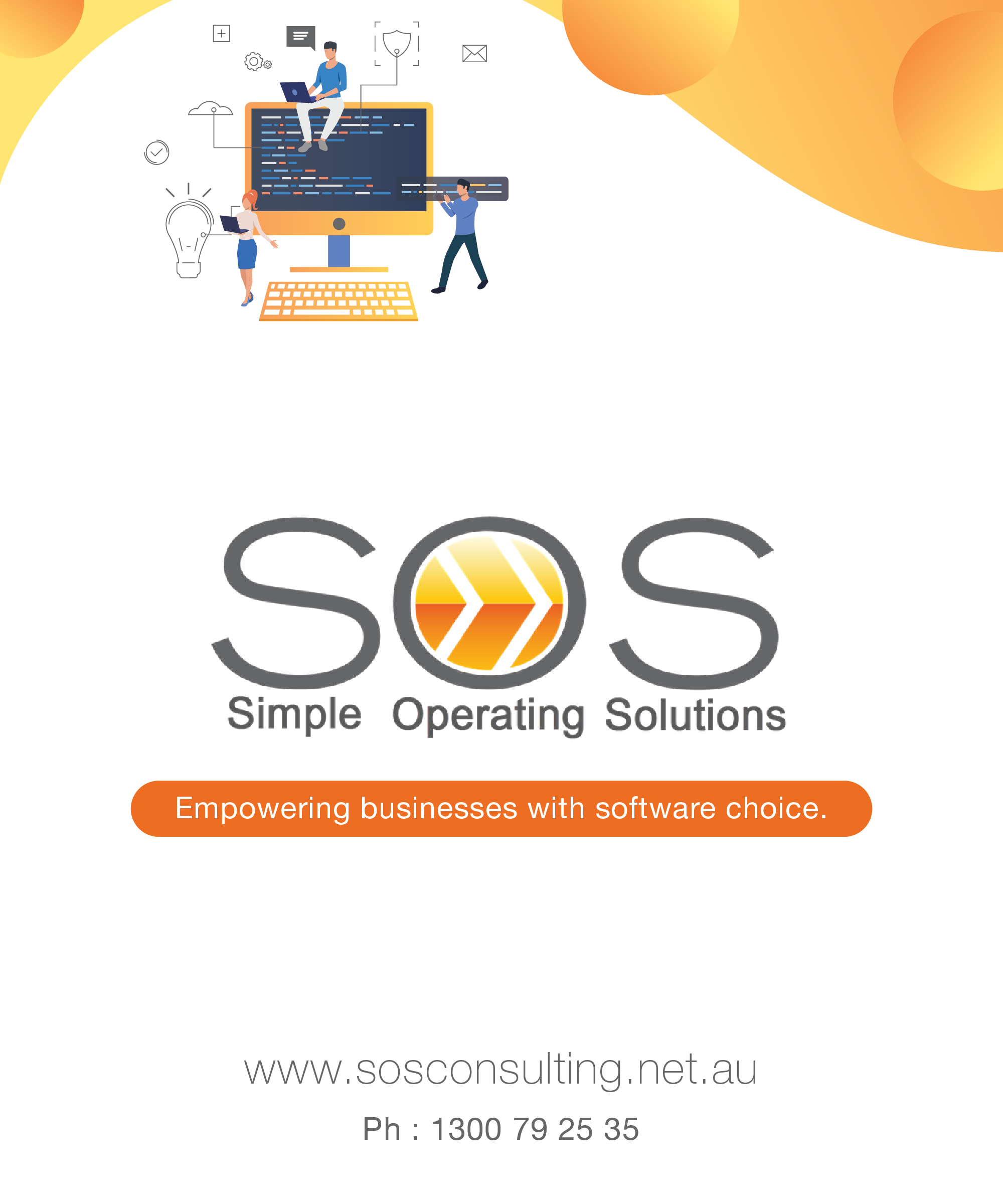 Poster Design by Akshar Shailesh for SOS Consulting  | Design #21725460