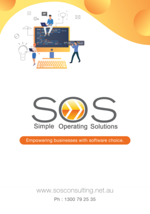 Welcome signage for  SOS Software Consulting Company | Poster Design by Akshar Shailesh