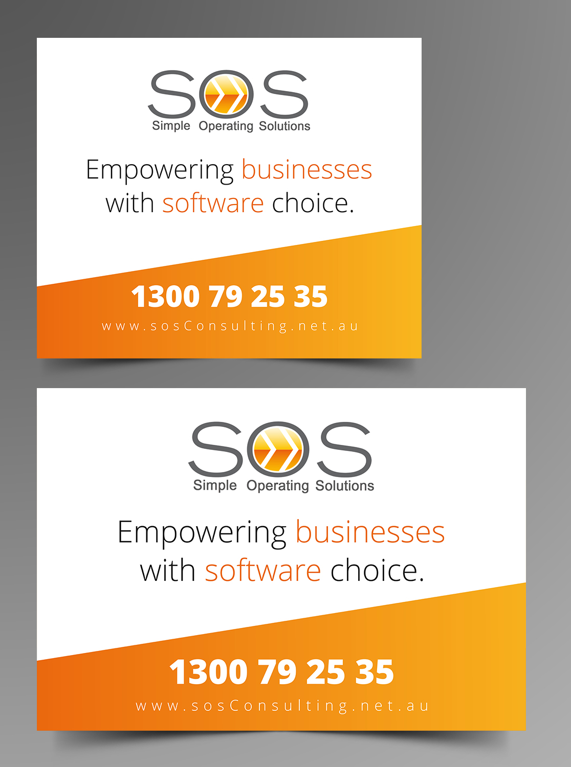 Poster Design by ecorokerz for SOS Consulting  | Design #21725970