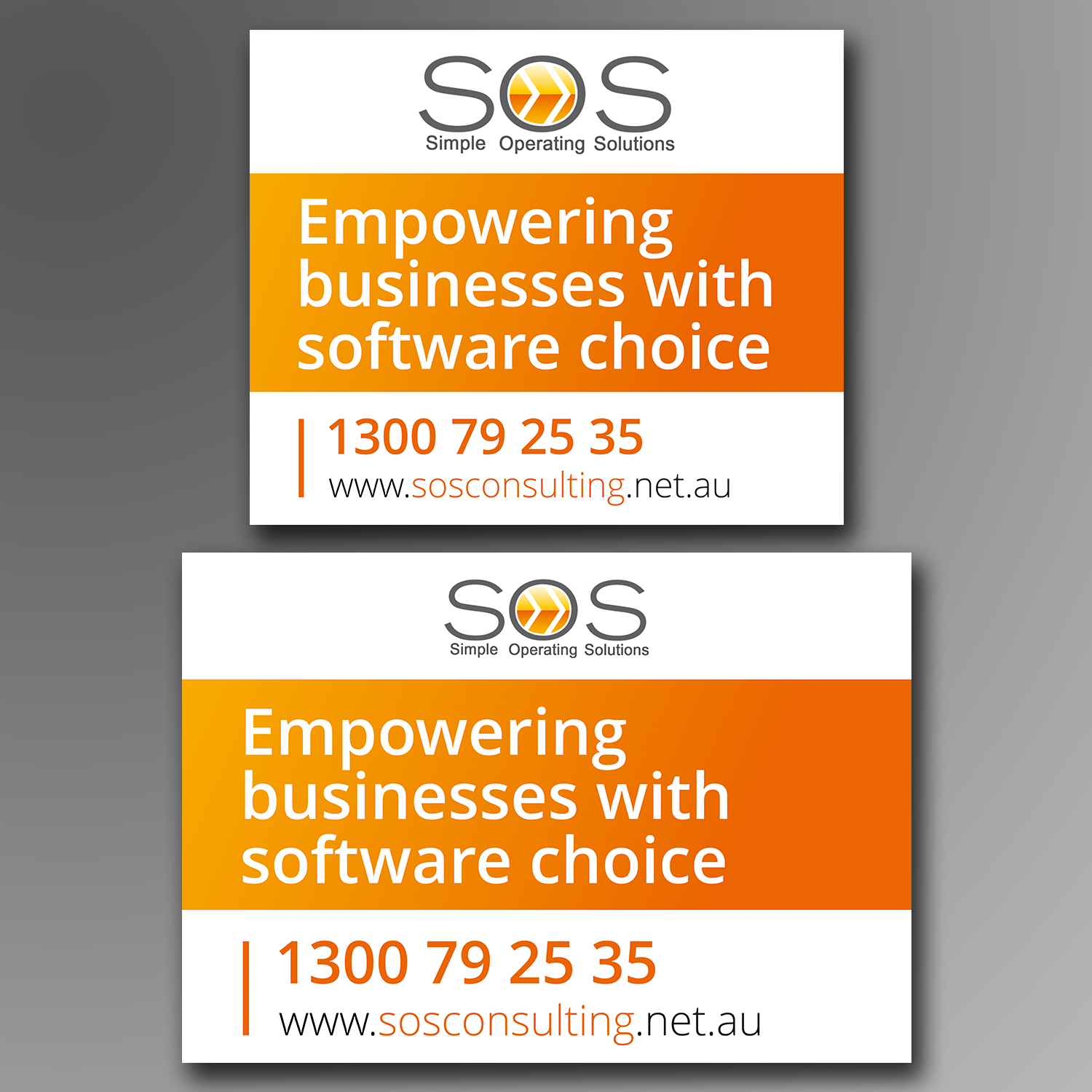 Poster Design by ecorokerz for SOS Consulting  | Design #21727386