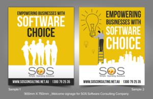 Poster-Design von ARTOGRAPHY für SOS Consulting  | Design #21730349