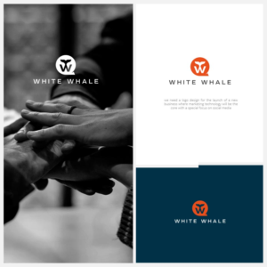 white whale | Logo Design by Alex Martin