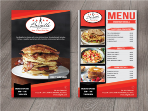Menu Design by alex989 for this project | Design: #21735325