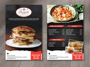 Menu Design by alex989 for this project | Design: #21735852