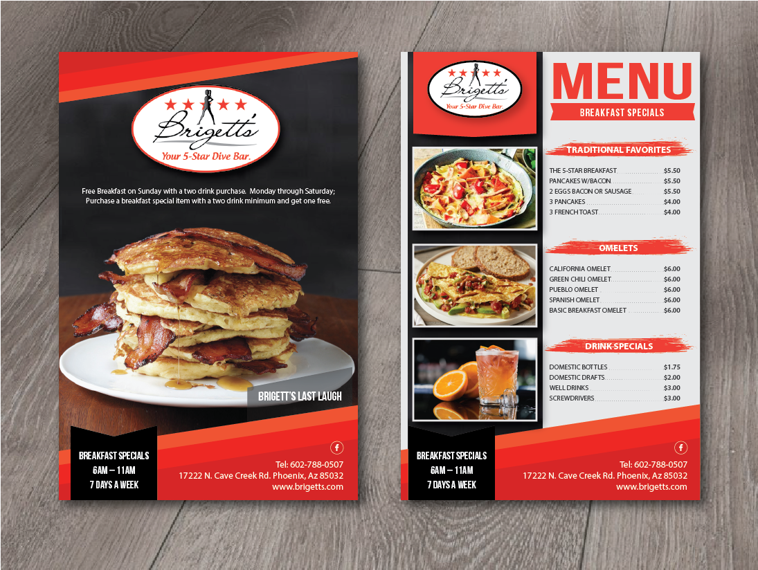 Menü-Design von alex989 für dieses Projekt | Design #21738406