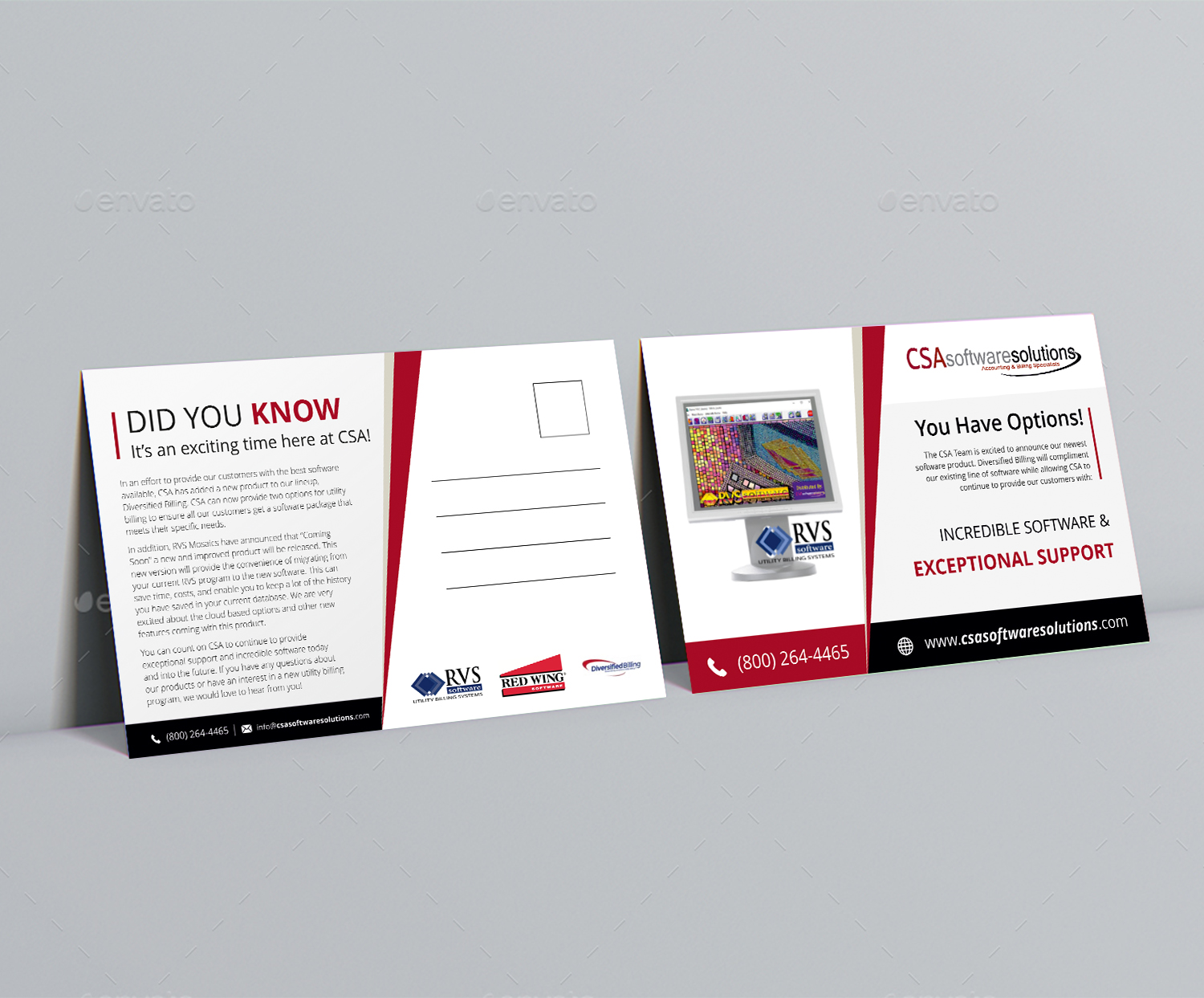 Postkarten-Design von ecorokerz für CSA Software Solutions | Design #21735414