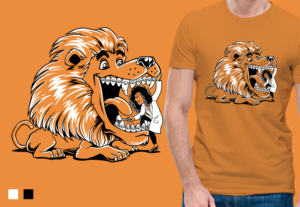 lion king tshirt design for dentist | T-shirt Design by SangBlater