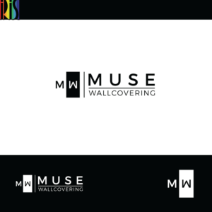 Muse Wallcovering  | Logo Design by Iris 3