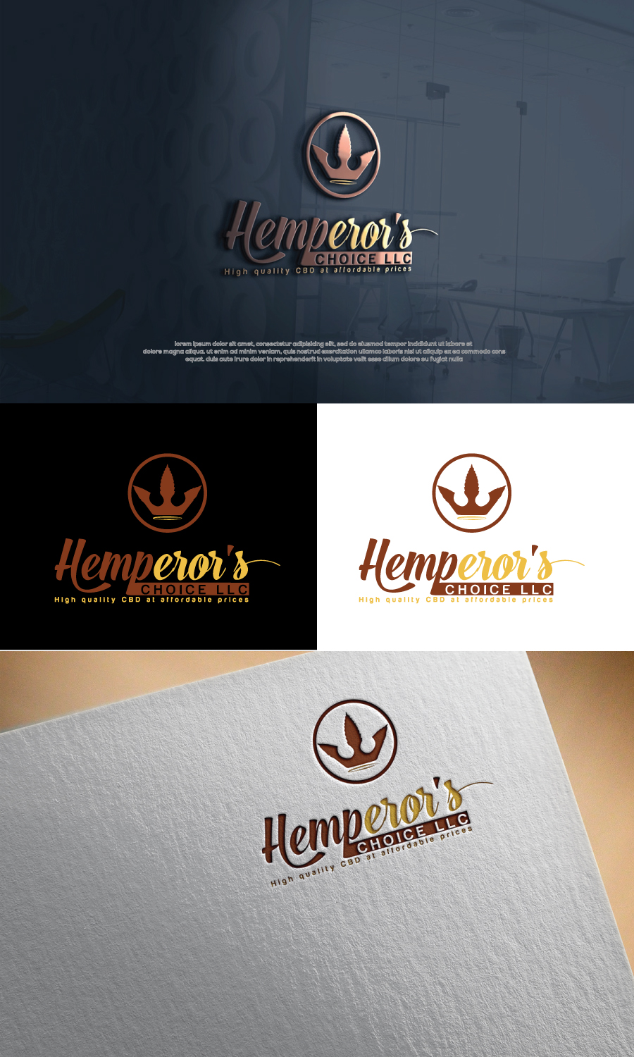 Diseño de Logo por jarin 28 para Hemperor’s Choice Llc | Diseño #21745775