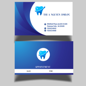 Business Card Design by Riyad for Thi A Nguyen DMD,PC | Design: #21756442