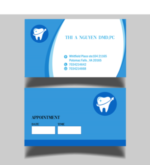 Business Card Design by Riyad for Thi A Nguyen DMD,PC | Design: #21756508