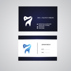 Business Card Design by Riyad for Thi A Nguyen DMD,PC | Design: #21757049