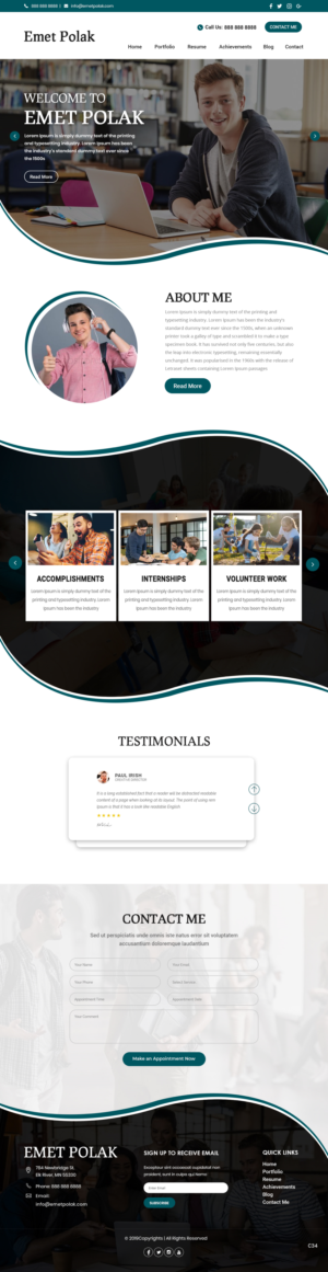 Web Design by pb for this project | Design: #21744571