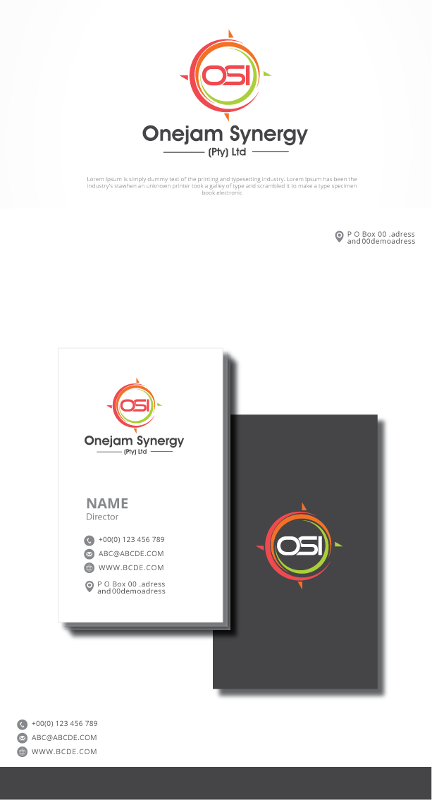 Logo Design by graphicevolution for OneJam Synergy Investments (Pty) Ltd | Design #21884901