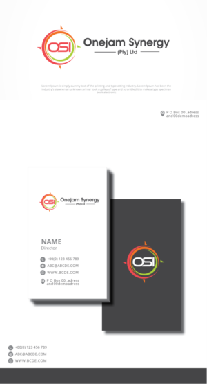 Logo Design by graphicevolution for OneJam Synergy Investments (Pty) Ltd | Design: #21884909