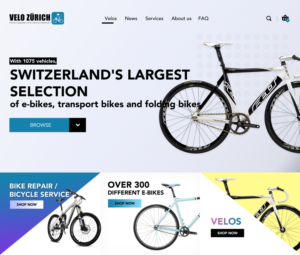 Web Design by Deli for Velo Zürich GmbH | Design #21792297
