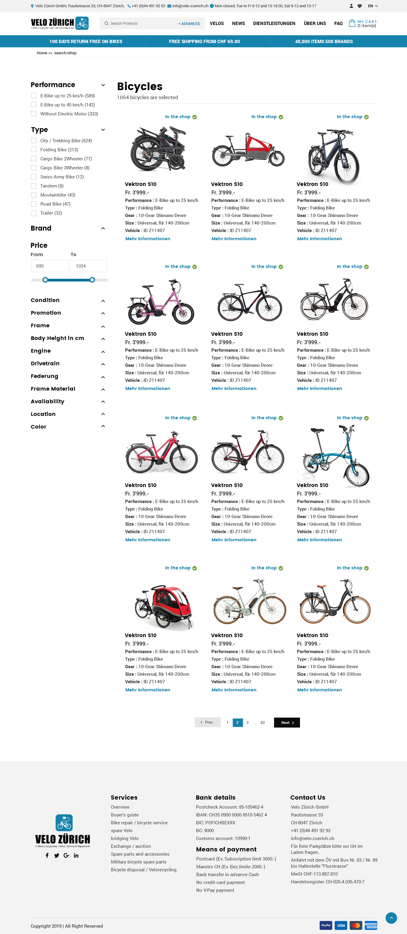 Web Design by syrwebdevelopment for Velo Zürich GmbH | Design #21828148
