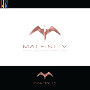 Mal Fini.tv  Vidéos de rêve - Guadeloupe -Martinique - Saint Martin - Saint Barth | Logo Design by Iris 3