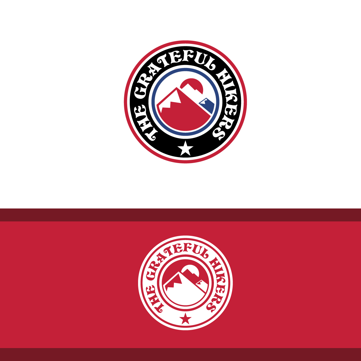 Logo Design by brand maker for The Grateful Hikers | Design #21763610