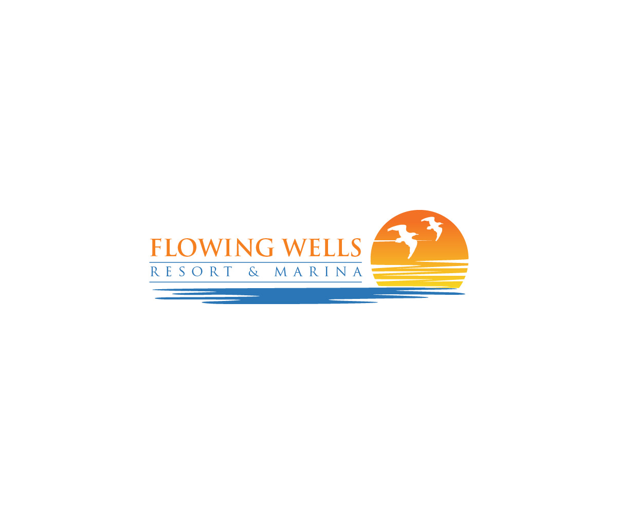 Logo-Design von Isnah Logo für Flowing Wells Resort & Marina | Design: #21780020