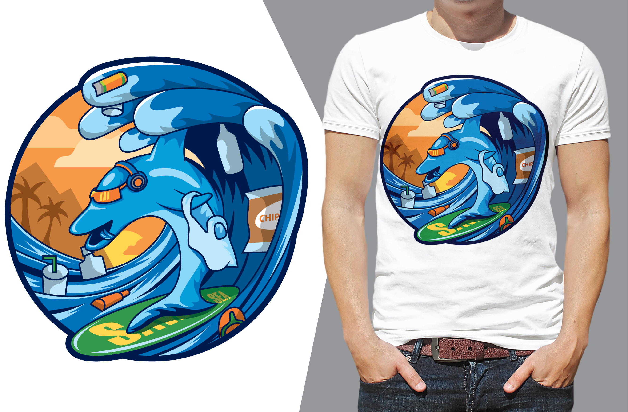 T-shirt Design by thuanle88 for SurfSup Whangamata | Design #21827137