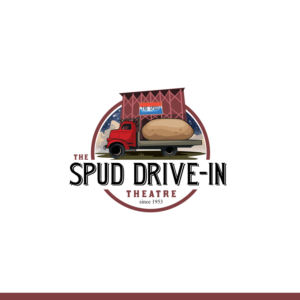 The Spud Drive-In Theatre: Featuring new release films and offering overnight accommodations | Design de Logo par FourtuneDesign