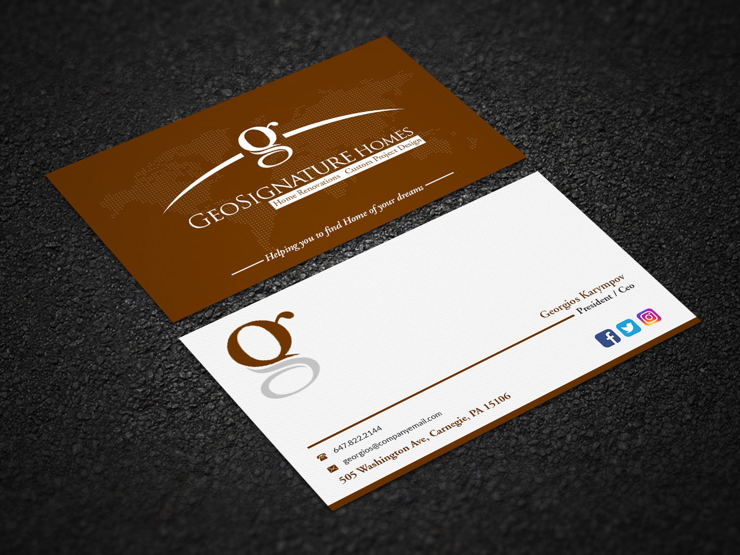 Business Card Design by Pointless Pixels India for this project | Design #21746644