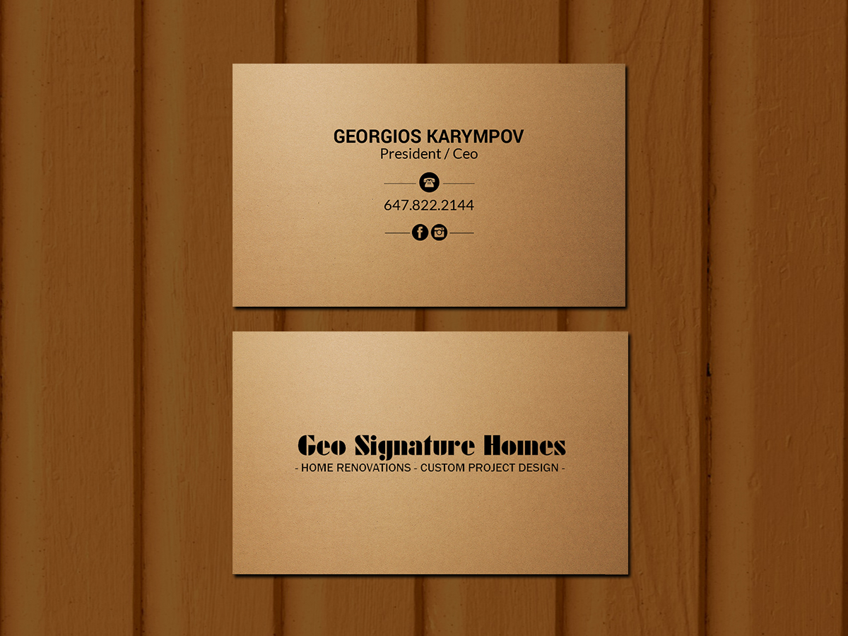 Diseño de Tarjeta de Presentación por Creations Box 2015 para este proyecto | Diseño #21756358