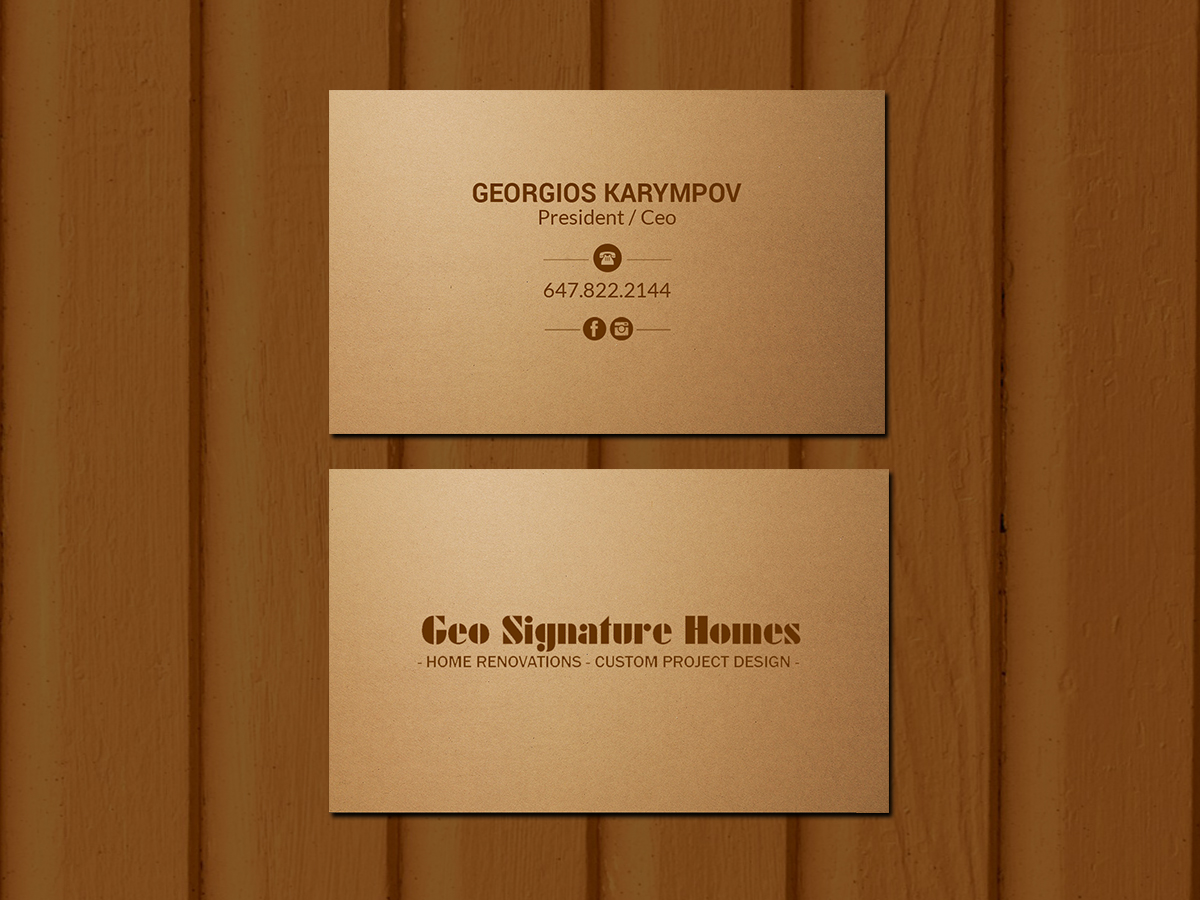 Business Card Design by Creations Box 2015 for this project | Design #21756359