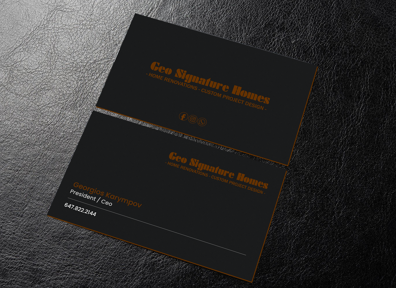 Business Card Design by chandrayaan.creative for this project | Design #21755485