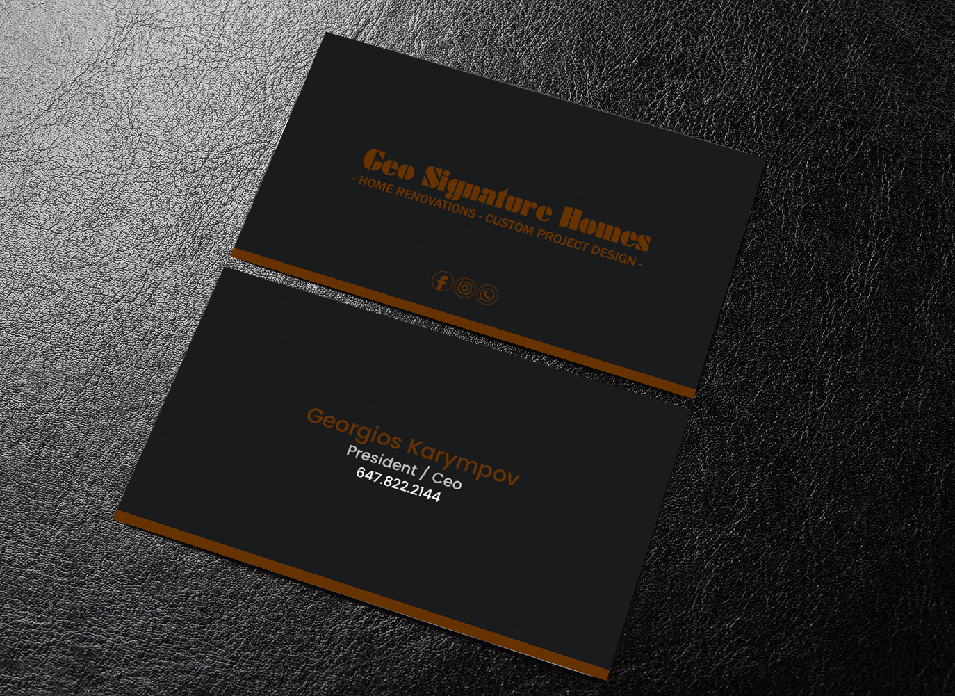 Diseño de Tarjeta de Presentación por chandrayaan.creative para este proyecto | Diseño #21755486