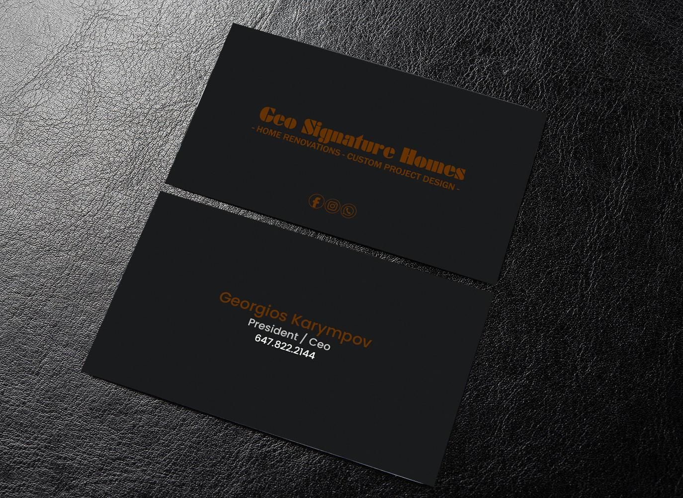 Business Card Design by chandrayaan.creative for this project | Design #21755487