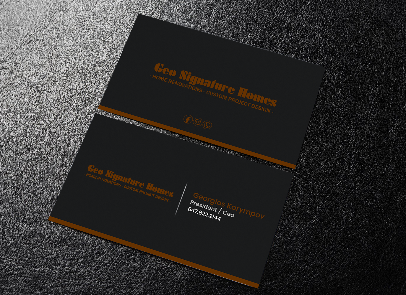 Business Card Design by chandrayaan.creative for this project | Design #21755488