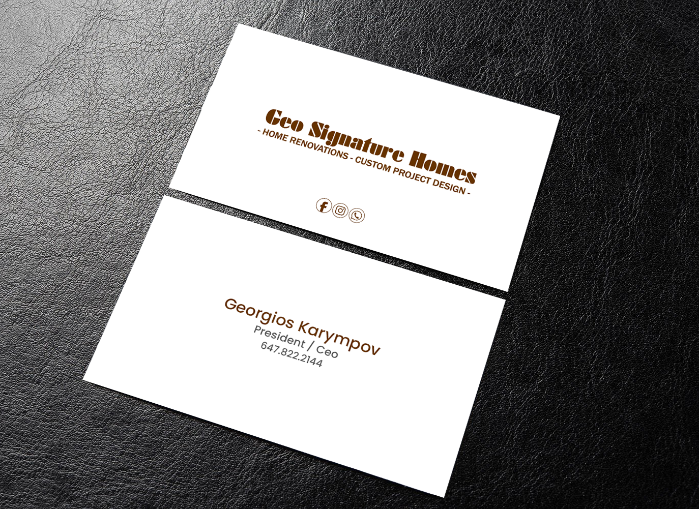 Diseño de Tarjeta de Presentación por chandrayaan.creative para este proyecto | Diseño #21755489