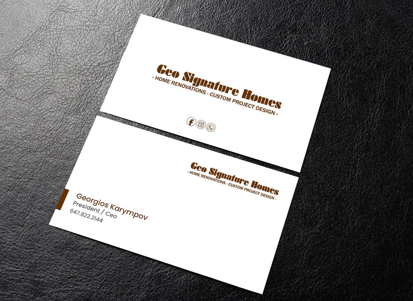 Business Card Design by chandrayaan.creative for this project | Design #21755490