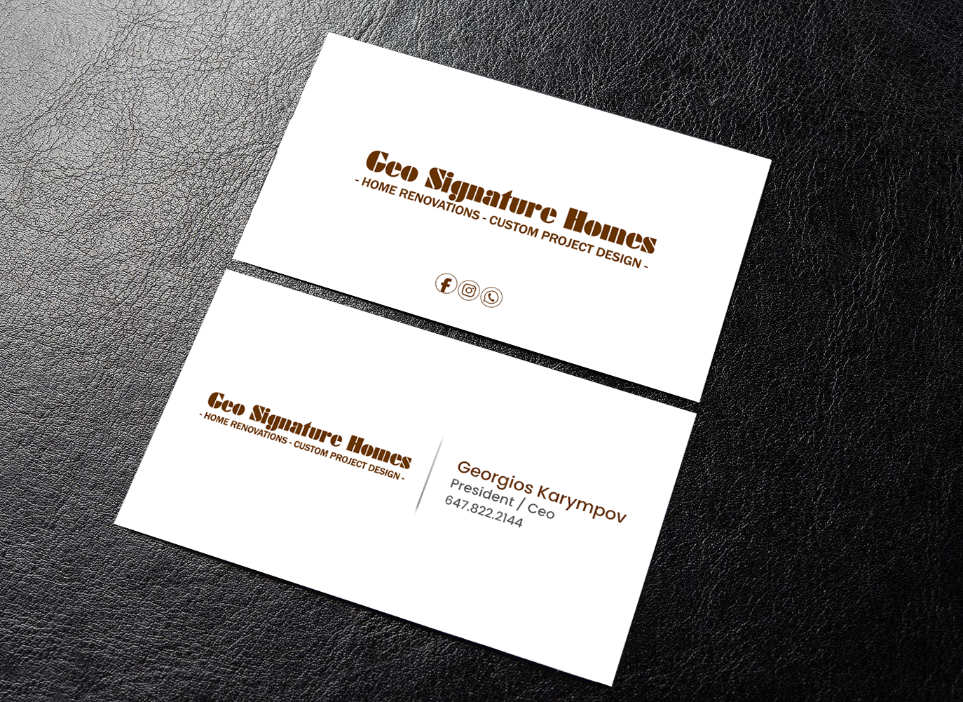 Business Card Design by chandrayaan.creative for this project | Design #21755491