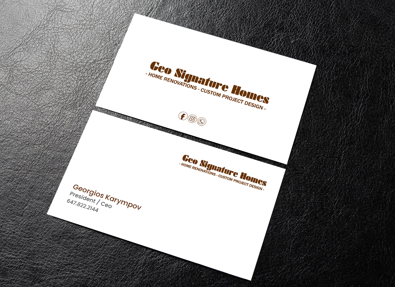Business Card Design by chandrayaan.creative for this project | Design #21755493