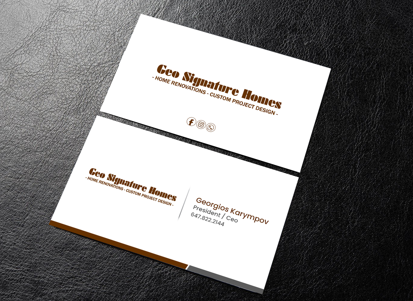 Business Card Design by chandrayaan.creative for this project | Design #21755496