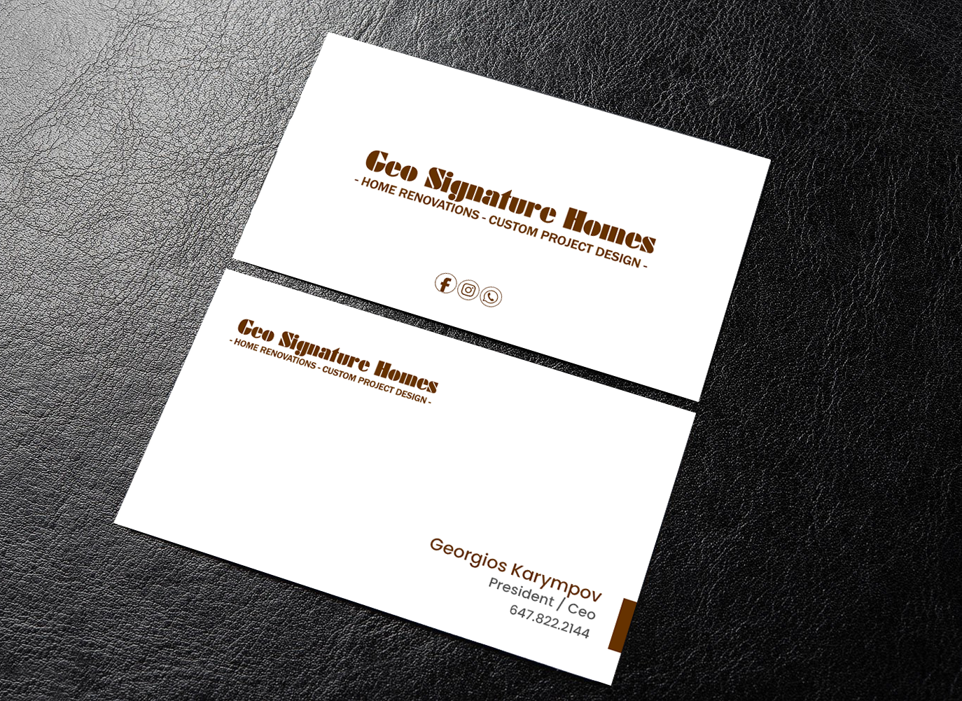 Business Card Design by chandrayaan.creative for this project | Design #21755497