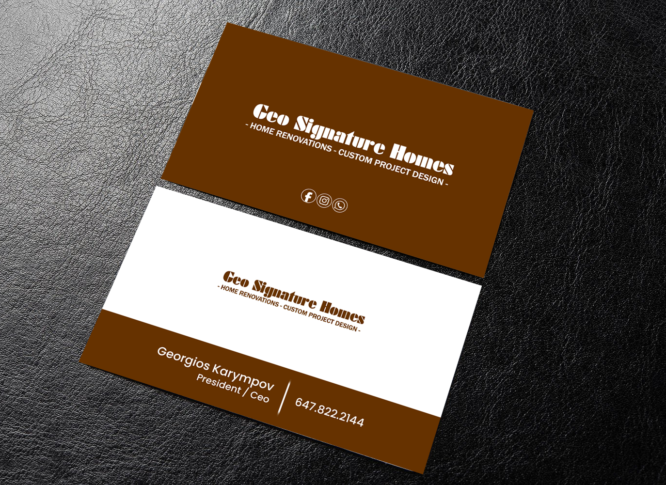 Business Card Design by chandrayaan.creative for this project | Design #21755498