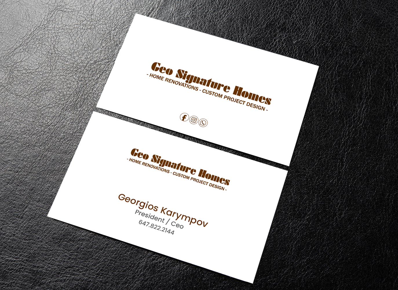 Business Card Design by chandrayaan.creative for this project | Design #21755499