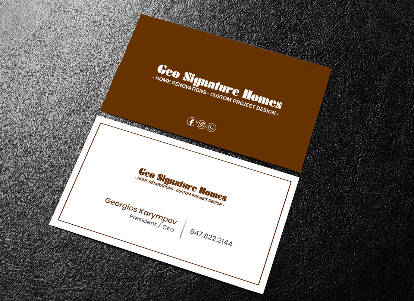 Business Card Design by chandrayaan.creative for this project | Design #21755500