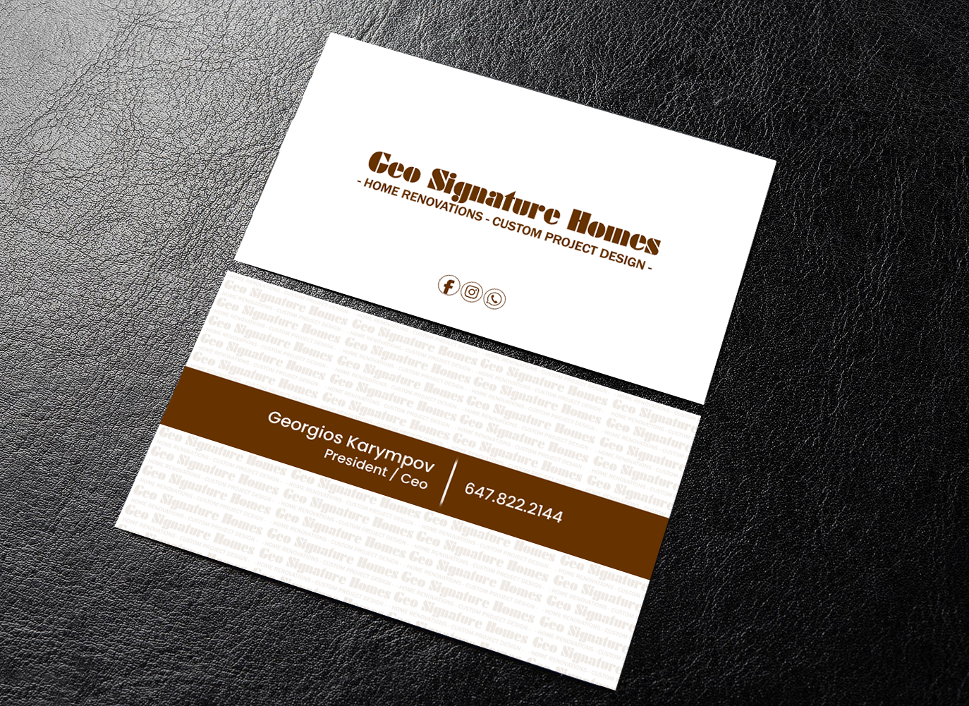 Business Card Design by chandrayaan.creative for this project | Design #21755502