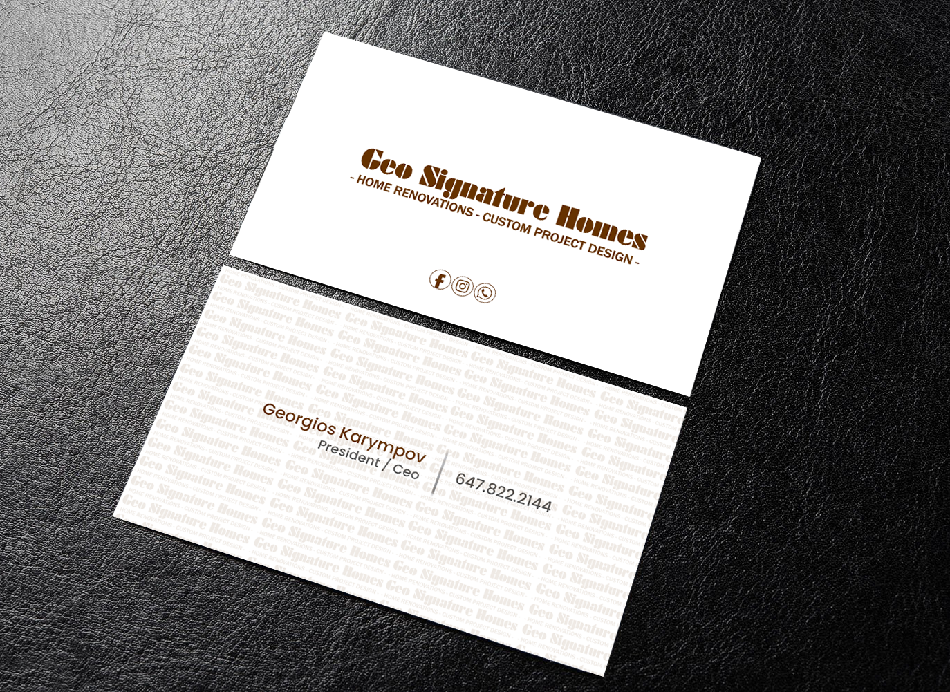 Business Card Design by chandrayaan.creative for this project | Design #21755504