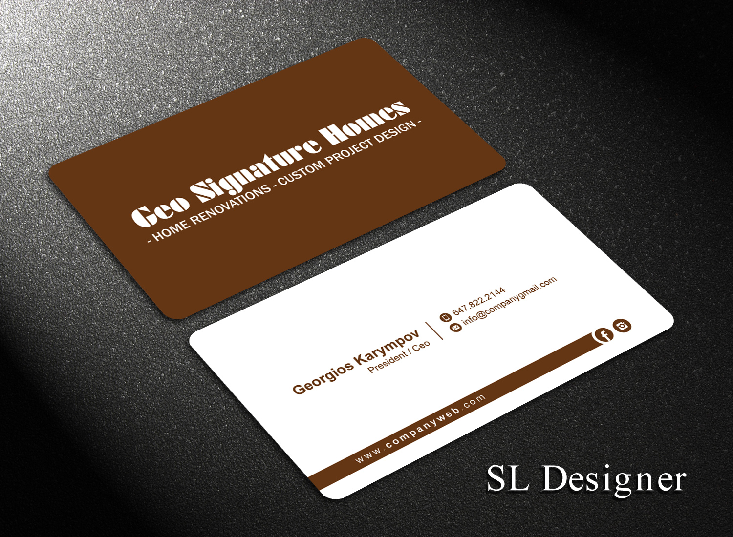 Business Card Design by SL Designer for this project | Design #21751646