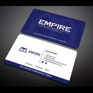 Business Card Design by Designers Hub for E K advanced carpentry  | Design: #21757745