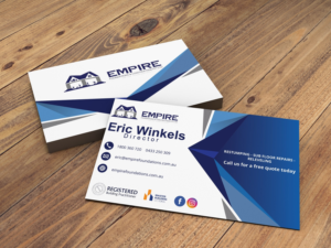 Business Card Design by 2logix for E K advanced carpentry  | Design: #21757518